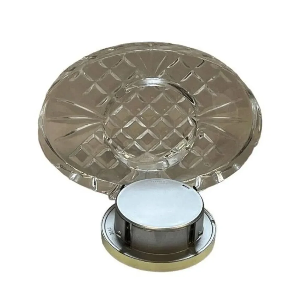 Vintage‎ Staiger Clock Quartz with Genuine Lead 24% Crystal